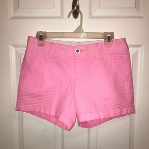 Lilly Pulitzer Pink Callahan Shorts VGUC SZ 4